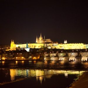 Prague Castle By Night