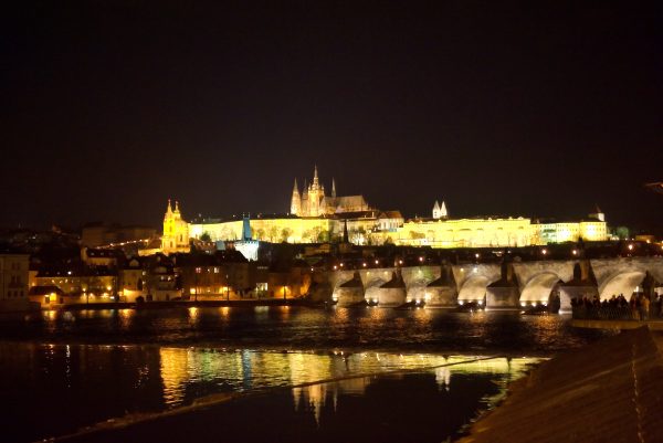 Prague Castle By Night